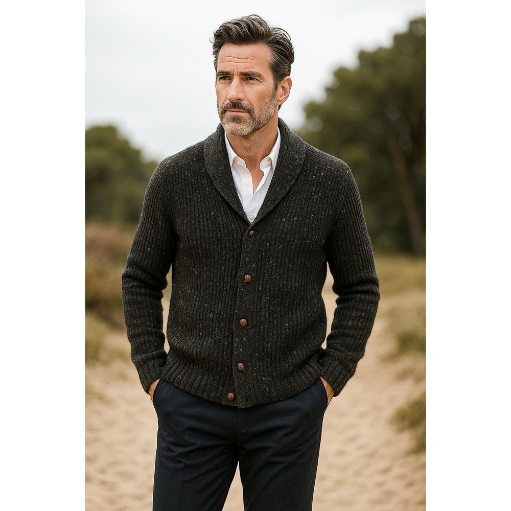Daniele Blasi Cardigan SZ Medium Luxury Classic Made in Italy Timeless Elegance